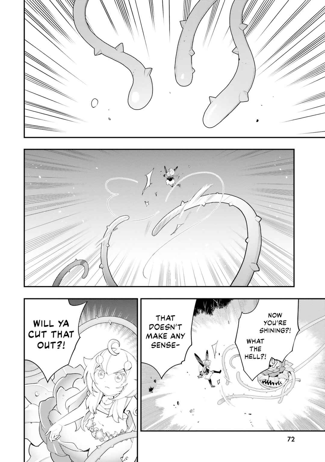 Shokubutsu Monster Musume Nikki: Seijo datta Watashi ga Uragirareta Hate ni Alraune ni Tensei Shite Shimatta node, kore kara wa Kougousei o Shinagara Shizuka ni Shokubutsu Life o Sugoshimasu Chapter 23 - Page 13