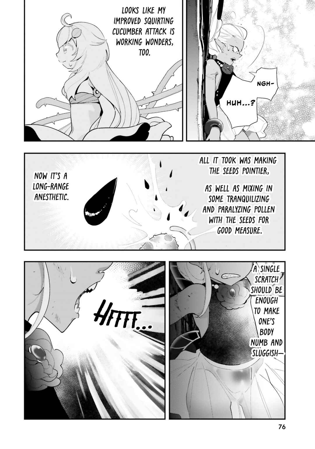 Shokubutsu Monster Musume Nikki: Seijo datta Watashi ga Uragirareta Hate ni Alraune ni Tensei Shite Shimatta node, kore kara wa Kougousei o Shinagara Shizuka ni Shokubutsu Life o Sugoshimasu Chapter 23 - Page 17
