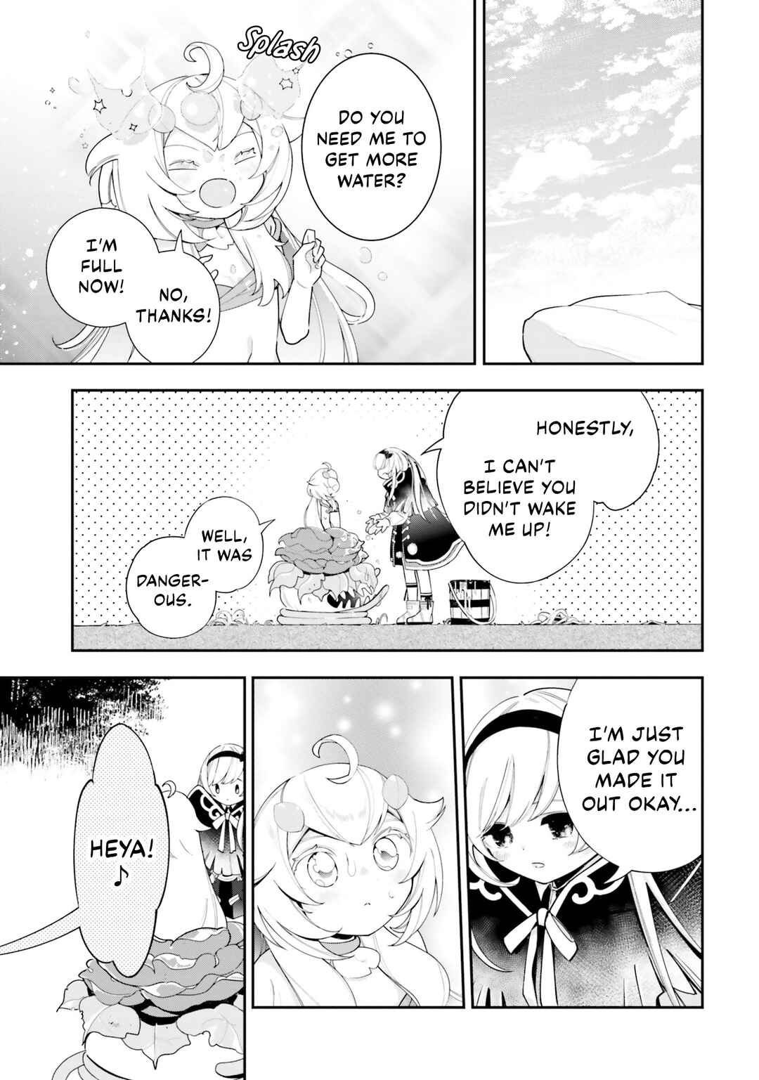 Shokubutsu Monster Musume Nikki: Seijo datta Watashi ga Uragirareta Hate ni Alraune ni Tensei Shite Shimatta node, kore kara wa Kougousei o Shinagara Shizuka ni Shokubutsu Life o Sugoshimasu Chapter 23 - Page 20