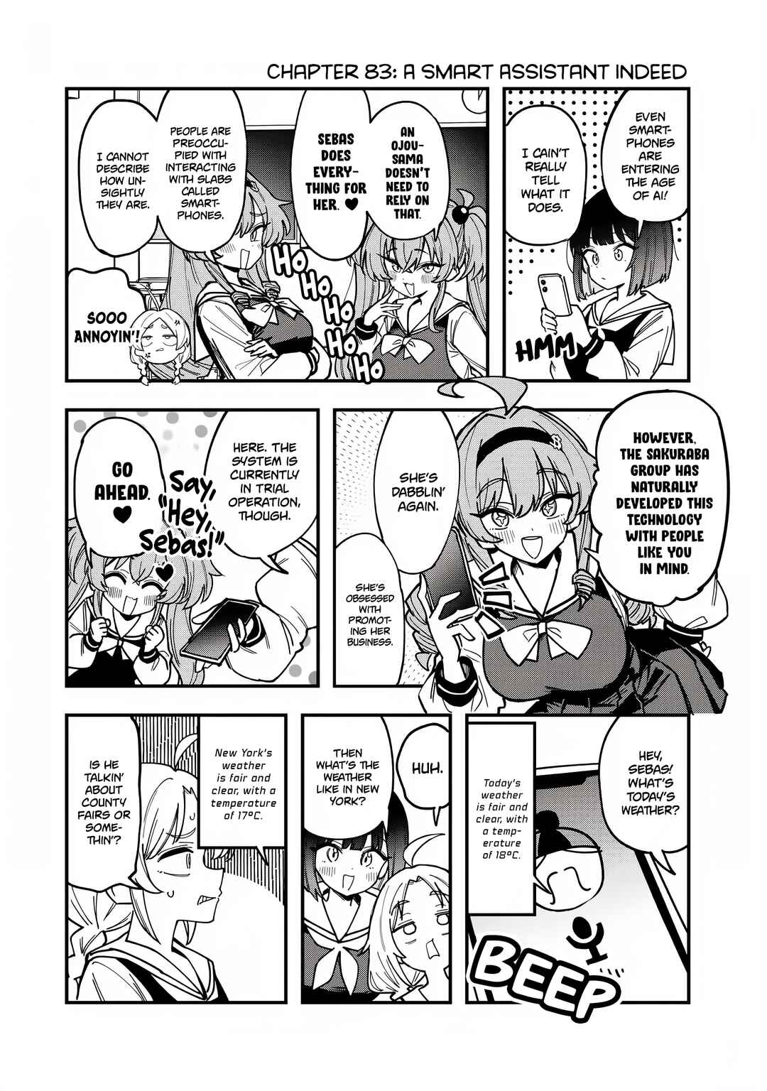 Bakushin Ojou-sama Dou! Chapter 83 - Page 1