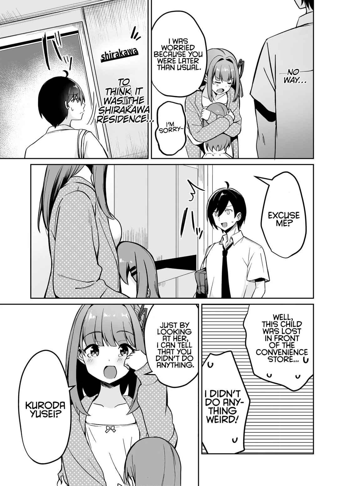 Maigo no Onnanoko wo Ie made Todoketara, Genkan kara Detekita no wa Gakunen Ichi no Bishoujo deshita Chapter 1 - Page 11