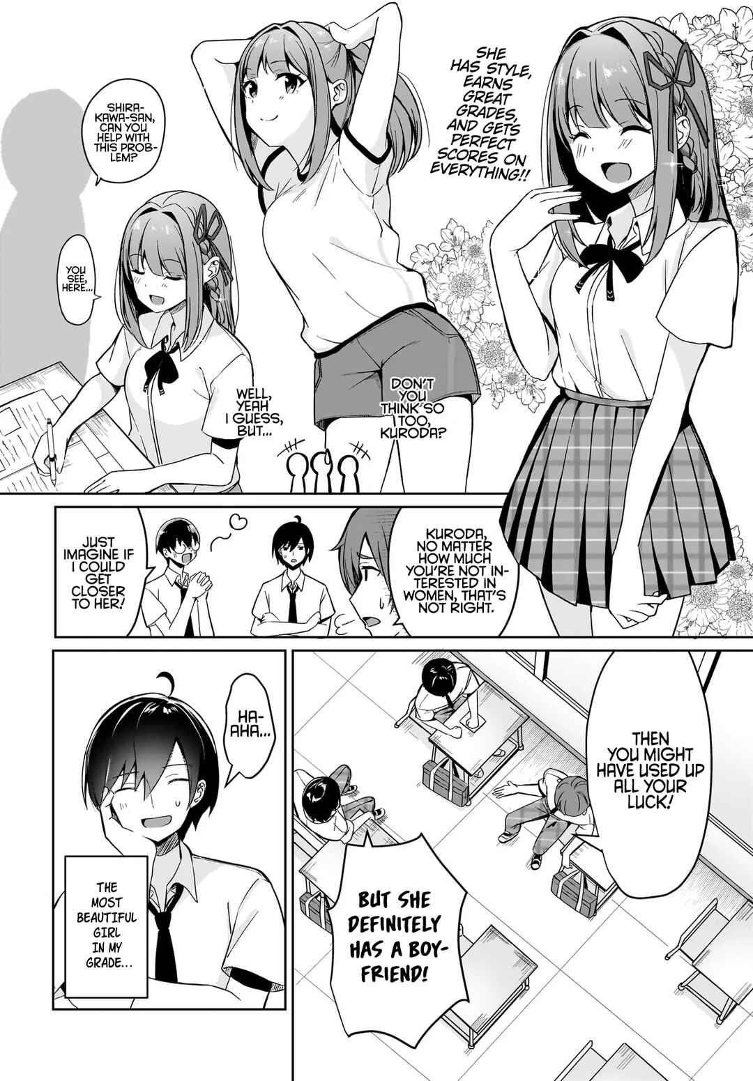 Maigo no Onnanoko wo Ie made Todoketara, Genkan kara Detekita no wa Gakunen Ichi no Bishoujo deshita Chapter 1 - Page 4