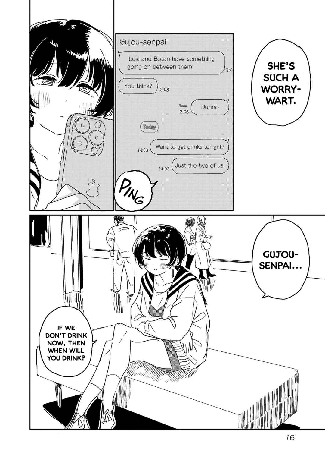 Kamiina Botan, Yoeru Sugata wa Yuri no Hana Chapter 28 - Page 15