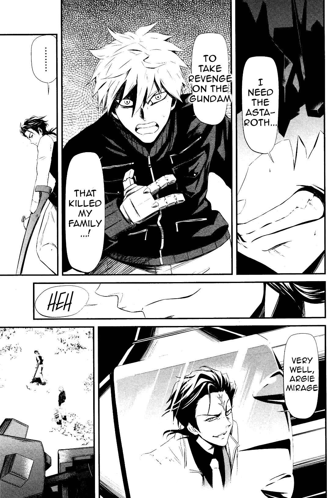 Mobile Suit Gundam: Iron-Blooded Orphans - Steel Moon Chapter 1 - Page 34