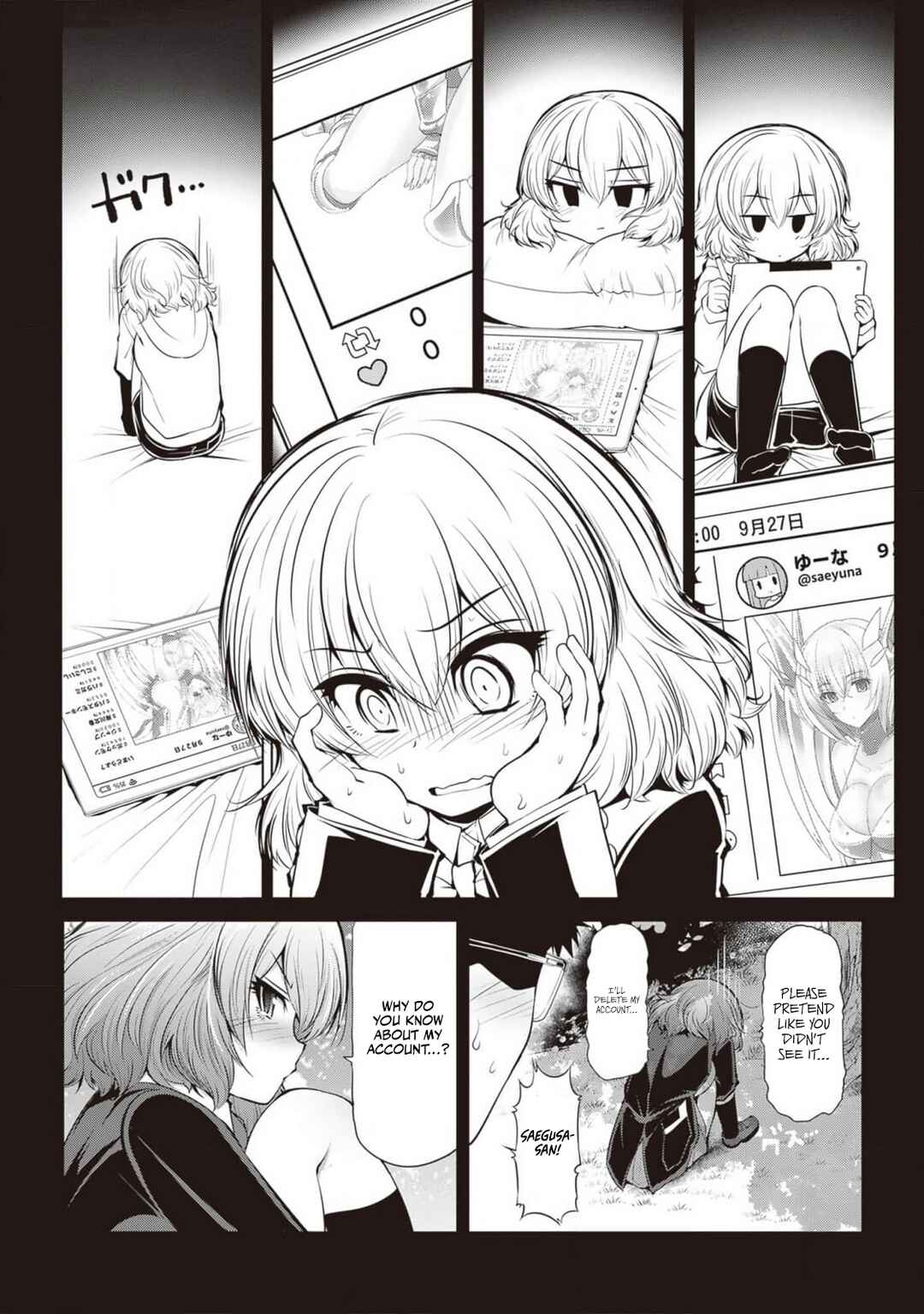 Saegusa-san wa Megane-senpai to Koi wo Egaku Chapter 6 - Page 10