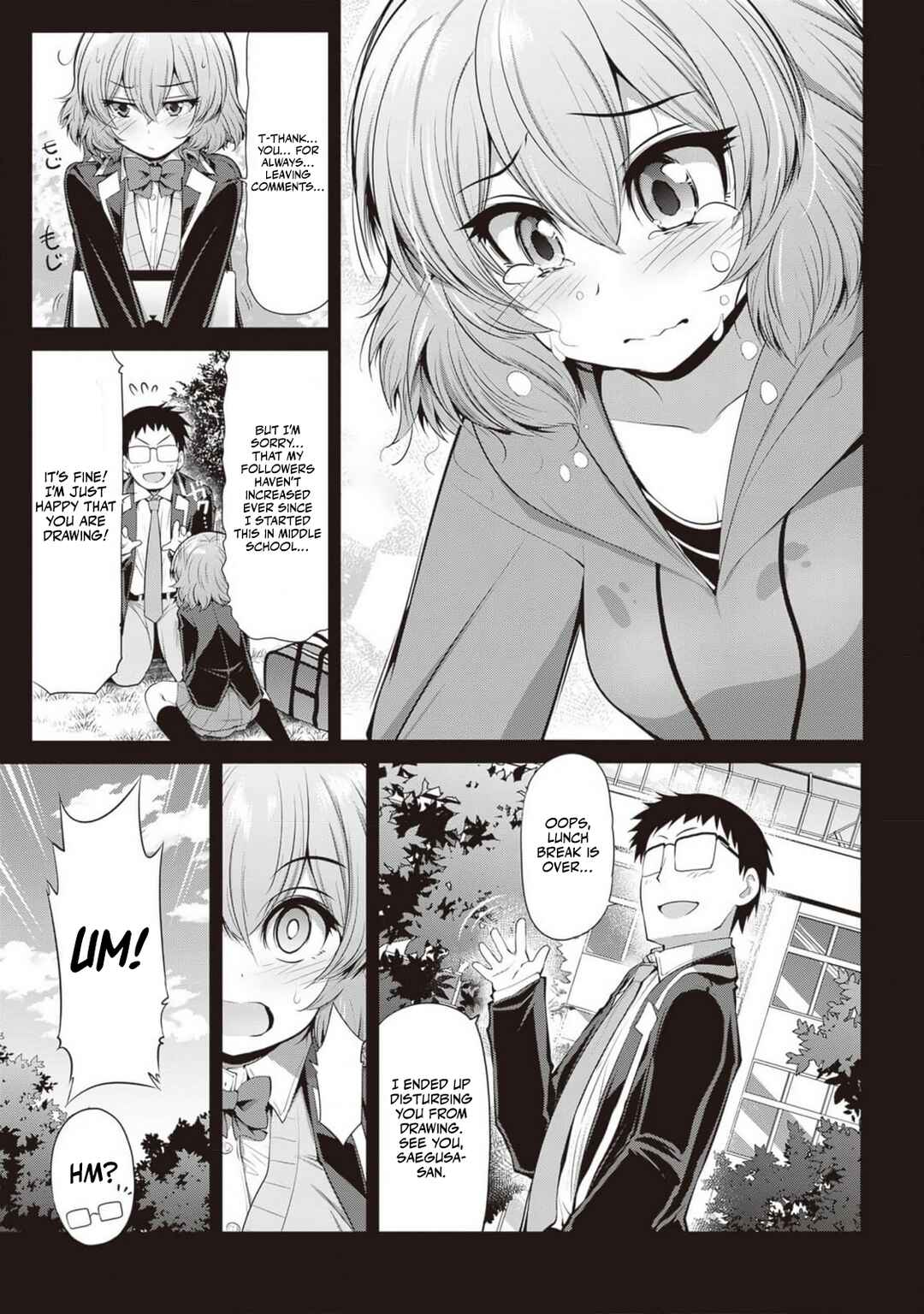 Saegusa-san wa Megane-senpai to Koi wo Egaku Chapter 6 - Page 13