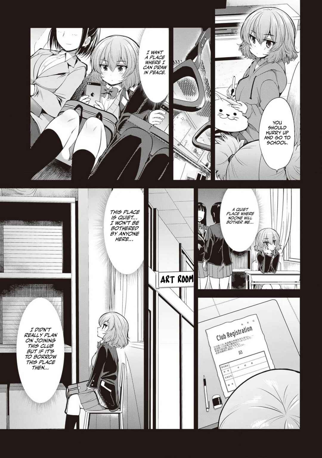 Saegusa-san wa Megane-senpai to Koi wo Egaku Chapter 6 - Page 5