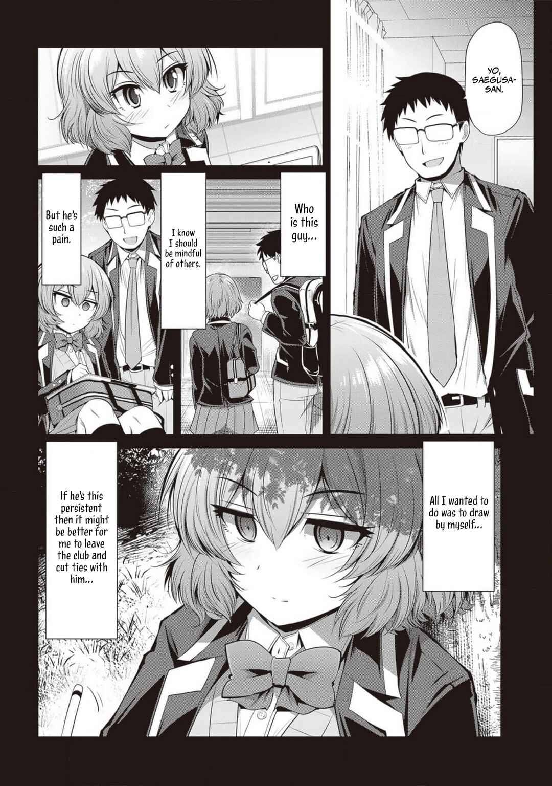 Saegusa-san wa Megane-senpai to Koi wo Egaku Chapter 6 - Page 6