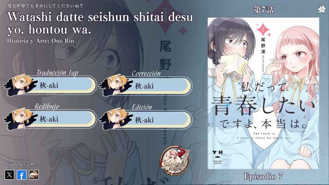 Watashi Datte Seishun Shitai Desu yo, Hontou wa. Chapter 7 - Page 1