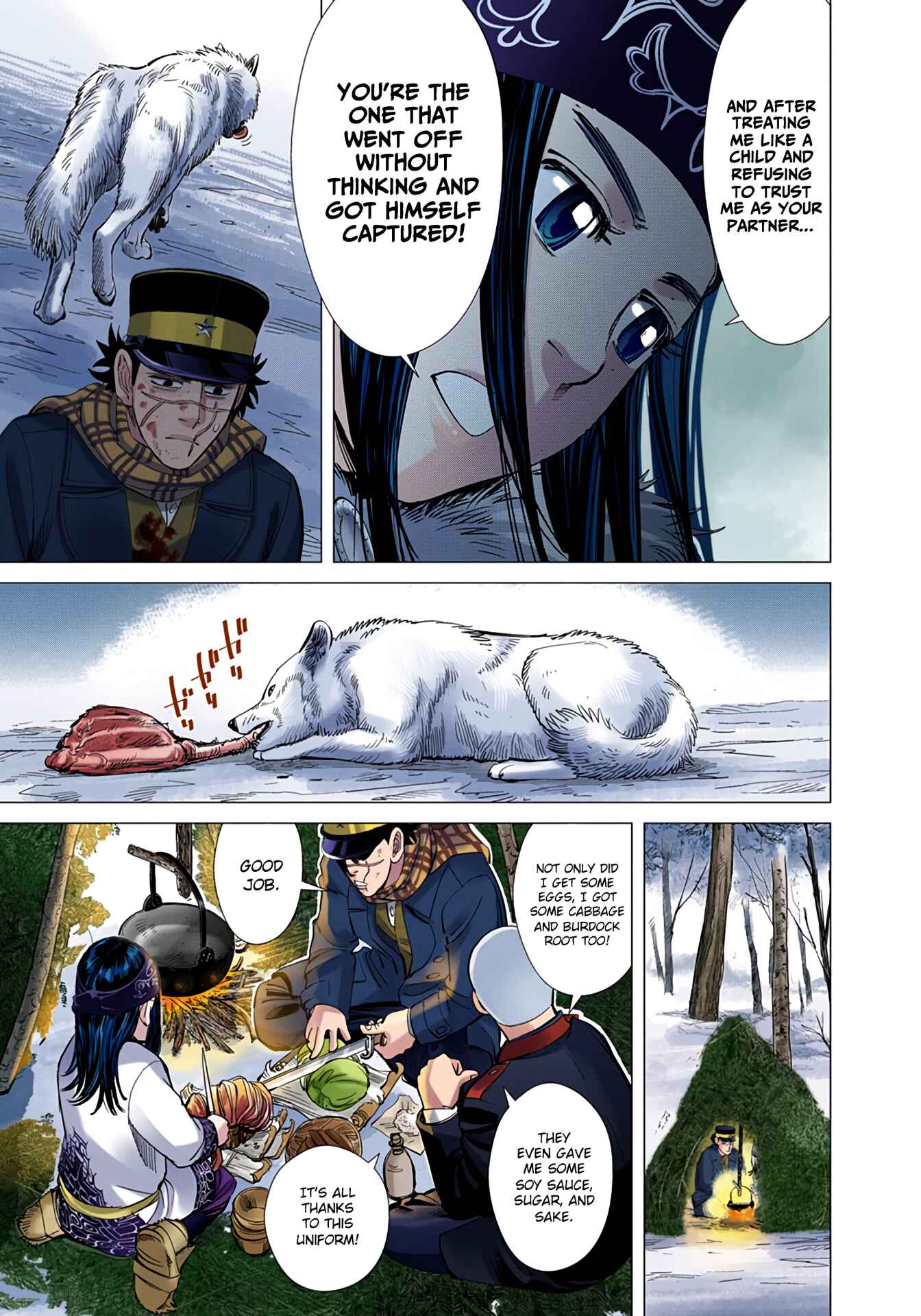 Golden Kamuy (Official Colored) Chapter 20 - Page 7