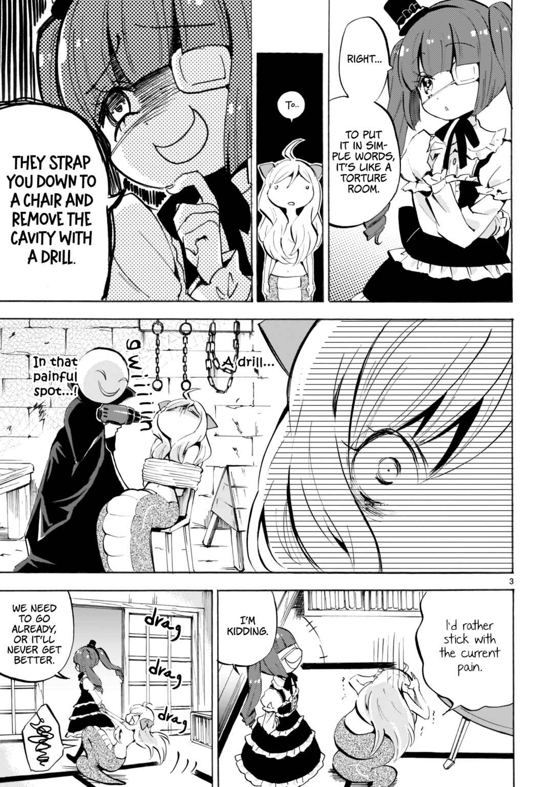 Jashin-chan Dropkick Chapter 110 - Page 3