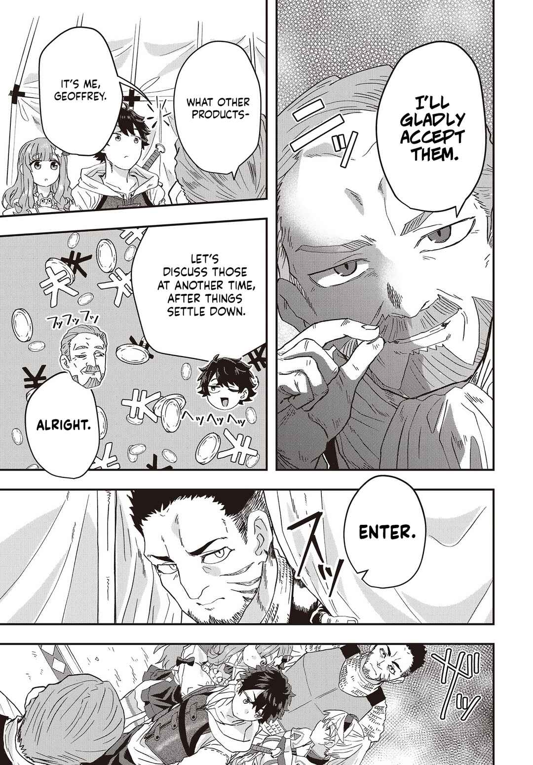 Muteki Shounin no Isekai Nariagari Monogatari ~Gendai no Seihin wo Jizai ni Toriyoseru Sukiru ga Aru Node Isekai de wa Rakushoudesu~ Chapter 8 - Page 29