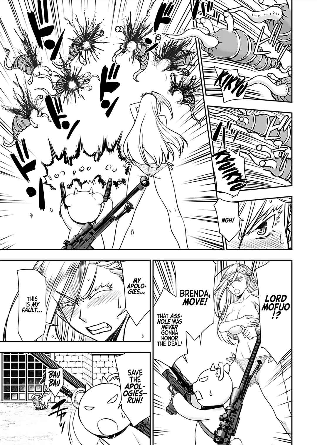 Isekai Sniper wa Onna Senshi no Mofumofu Aigan Doubutsu Chapter 16 - Page 21