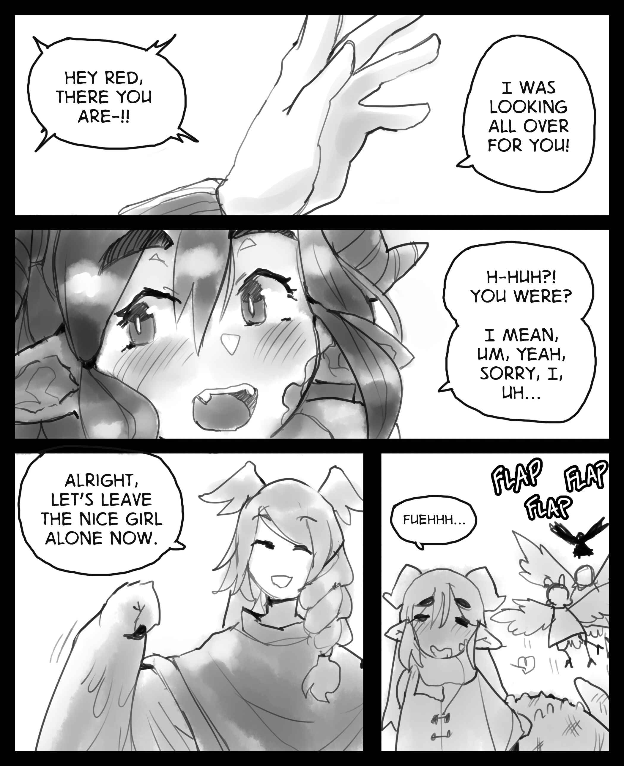 My Childhood Friend Is A Dragon Who's Embarrassed About the Size Of Her Tail Chapter 2 - Page 2