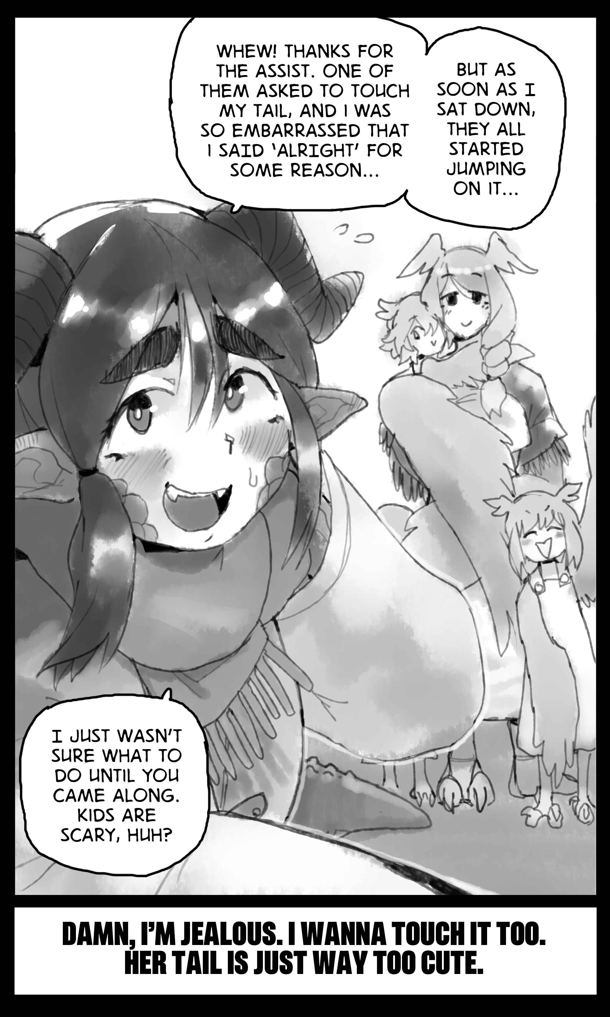 My Childhood Friend Is A Dragon Who's Embarrassed About the Size Of Her Tail Chapter 2 - Page 3