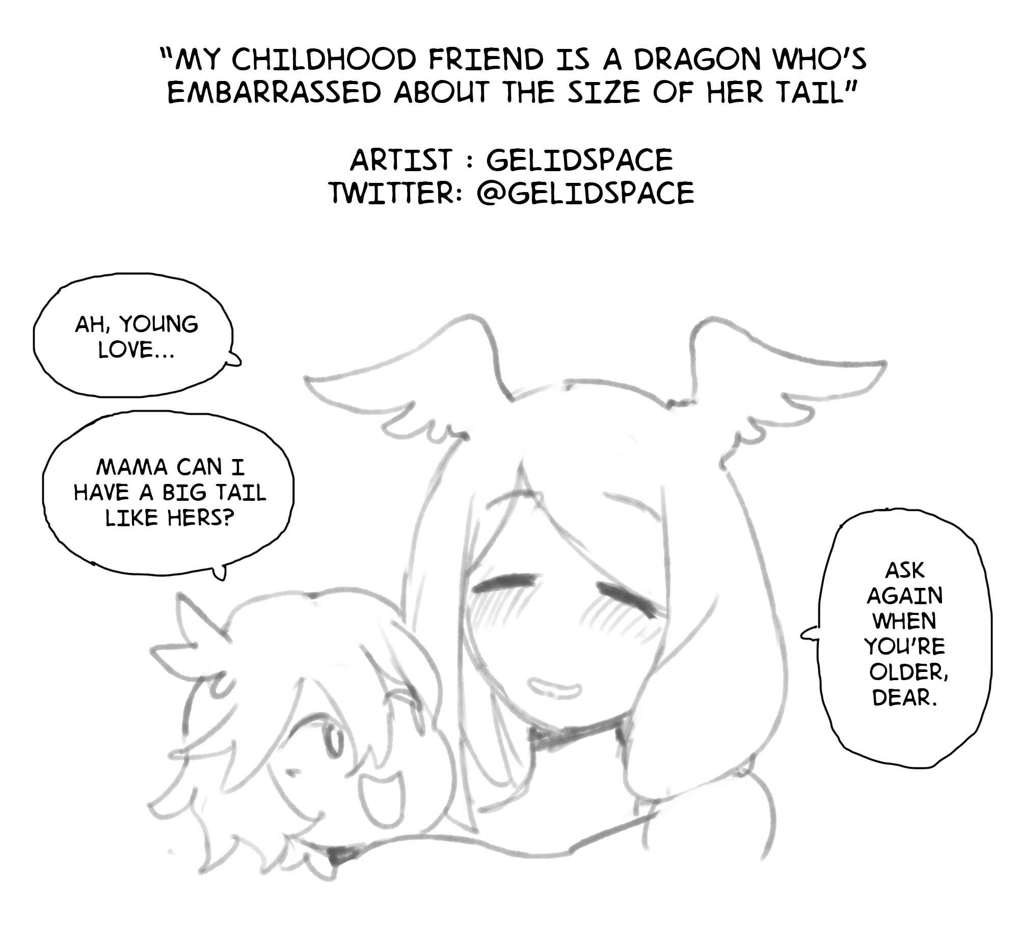 My Childhood Friend Is A Dragon Who's Embarrassed About the Size Of Her Tail Chapter 2 - Page 4