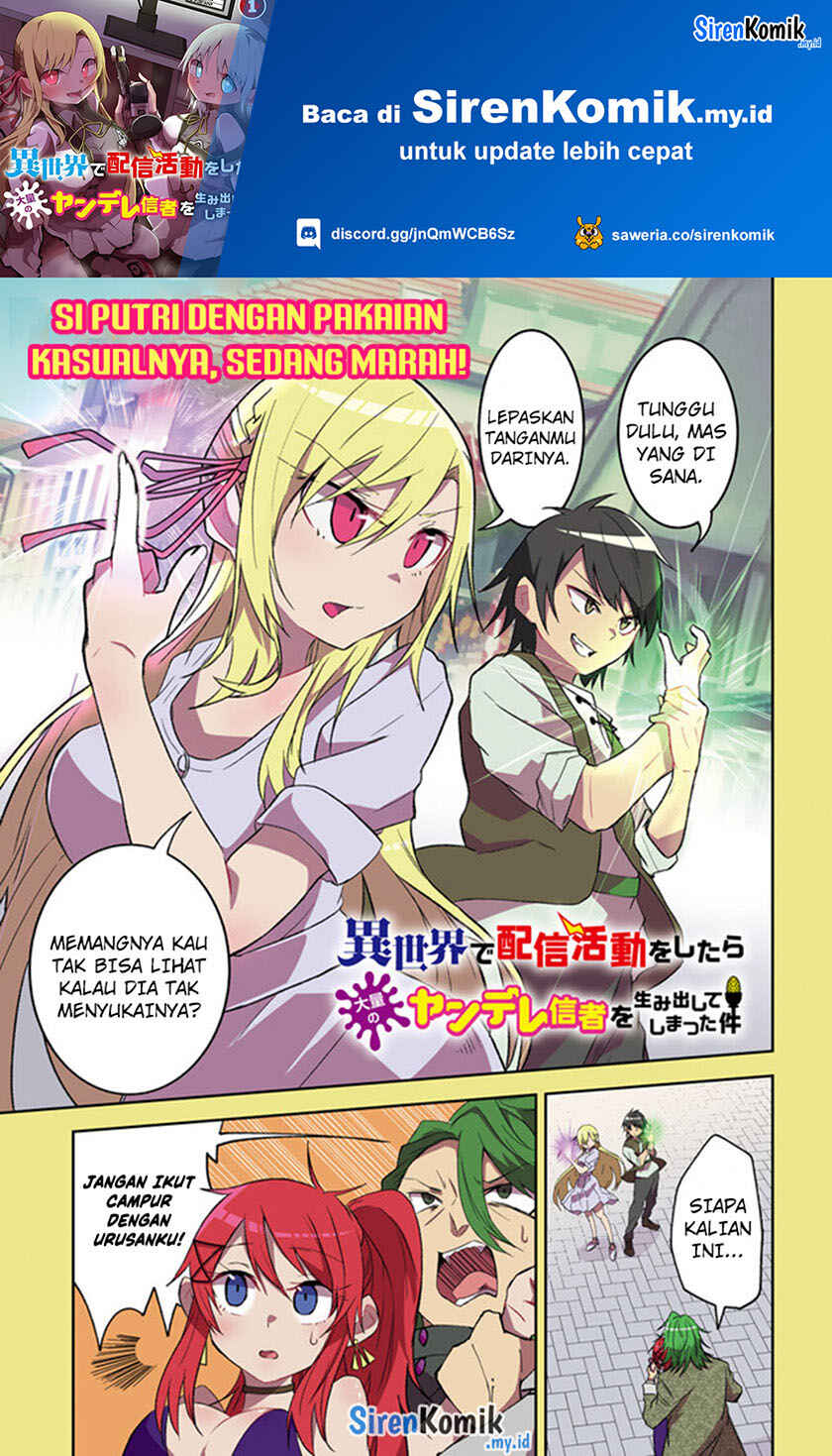 Isekai de Haishin Katsudou wo Shitara Tairyou no Yandere Shinja wo Umidashite Shimatta Ken Chapter 10 - Page 2
