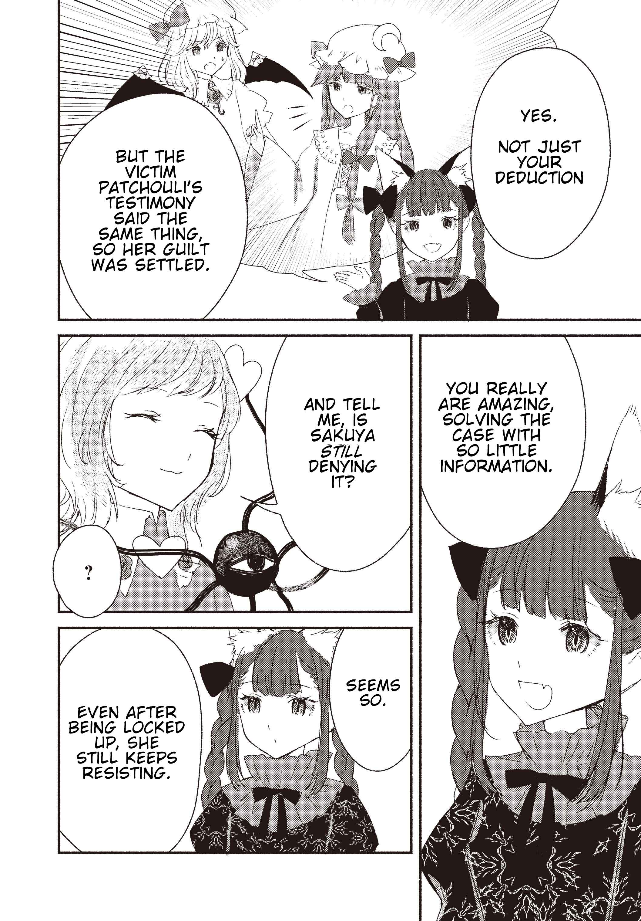 Touhou Chireikiden: Hansoku Tantei Satori Chapter 3 - Page 10