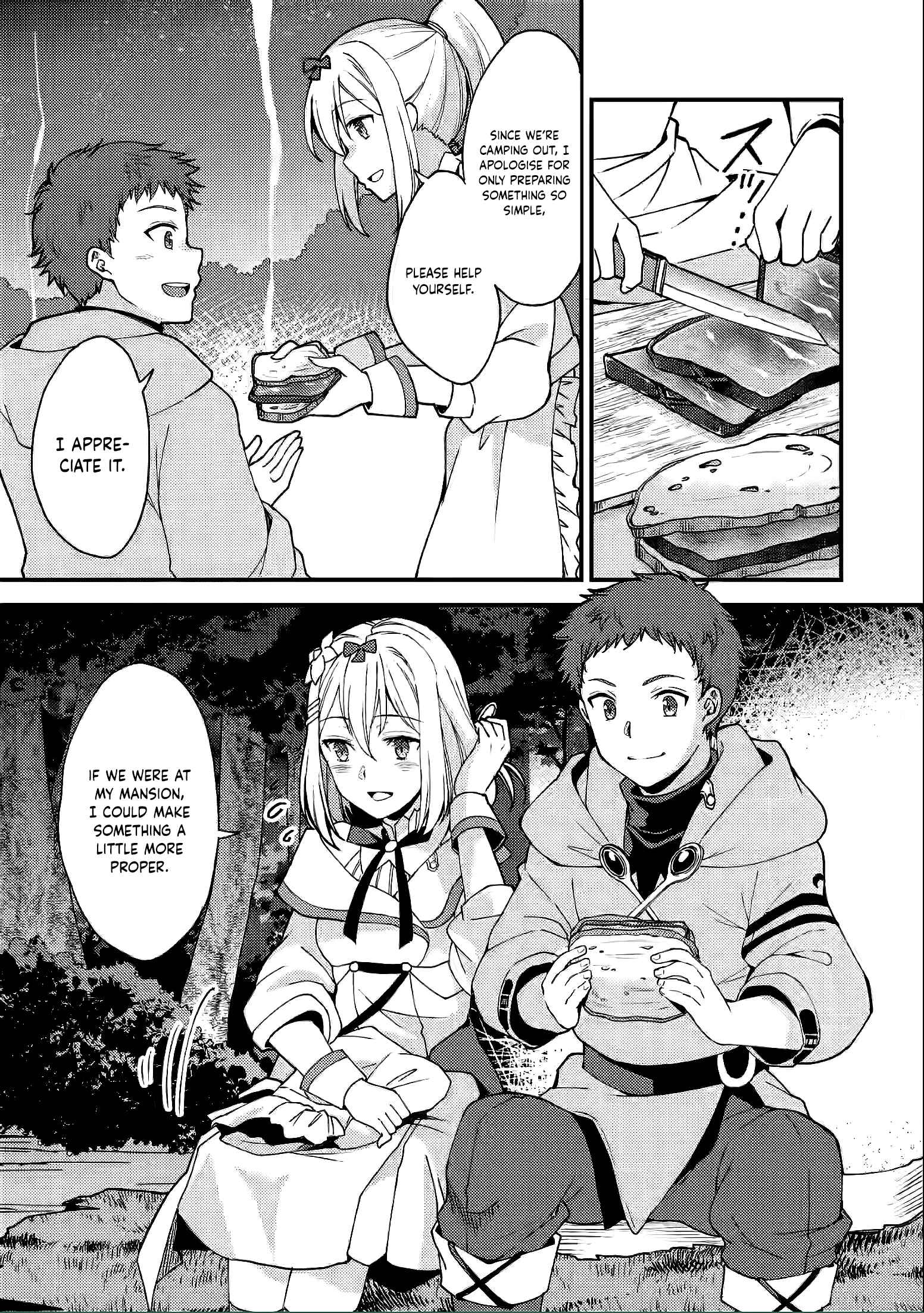 Kensei no Osananajimi ga Power Hara de Ore ni Tsuraku Ataru node, Zetsuen Shite Henkyou de Makenshi to shite Denaosu Koto ni shita. Chapter 7 - Page 14