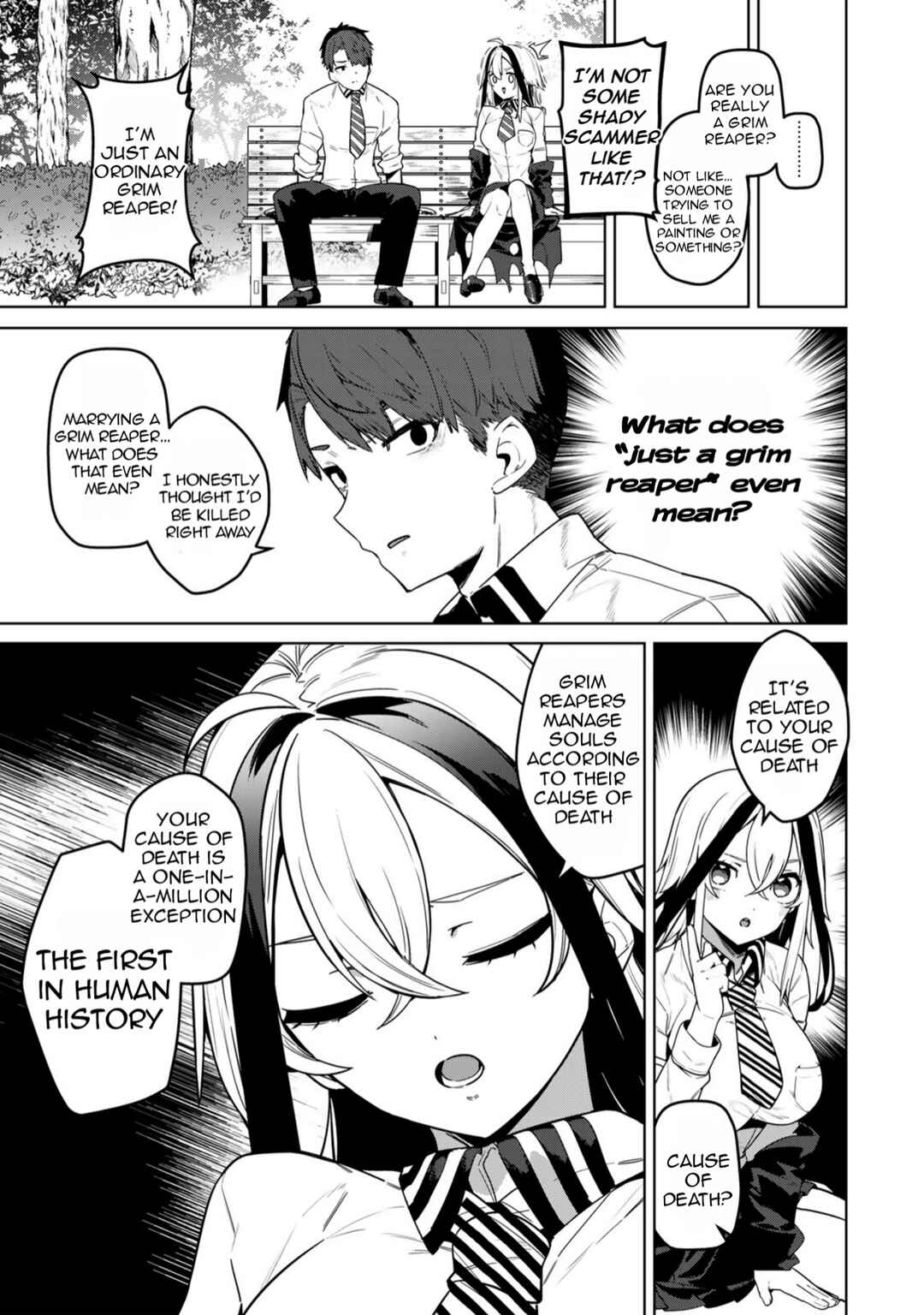 Hakiri-san wa Kimi Dake no Shinigami ni Naritai Chapter 1 - Page 6