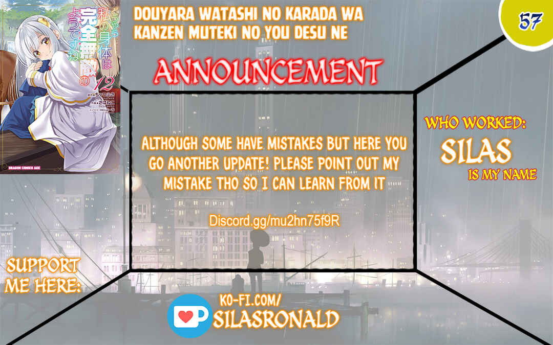 Douyara Watashi no Karada wa Kanzen Muteki no You Desu ne Chapter 57 - Page 1