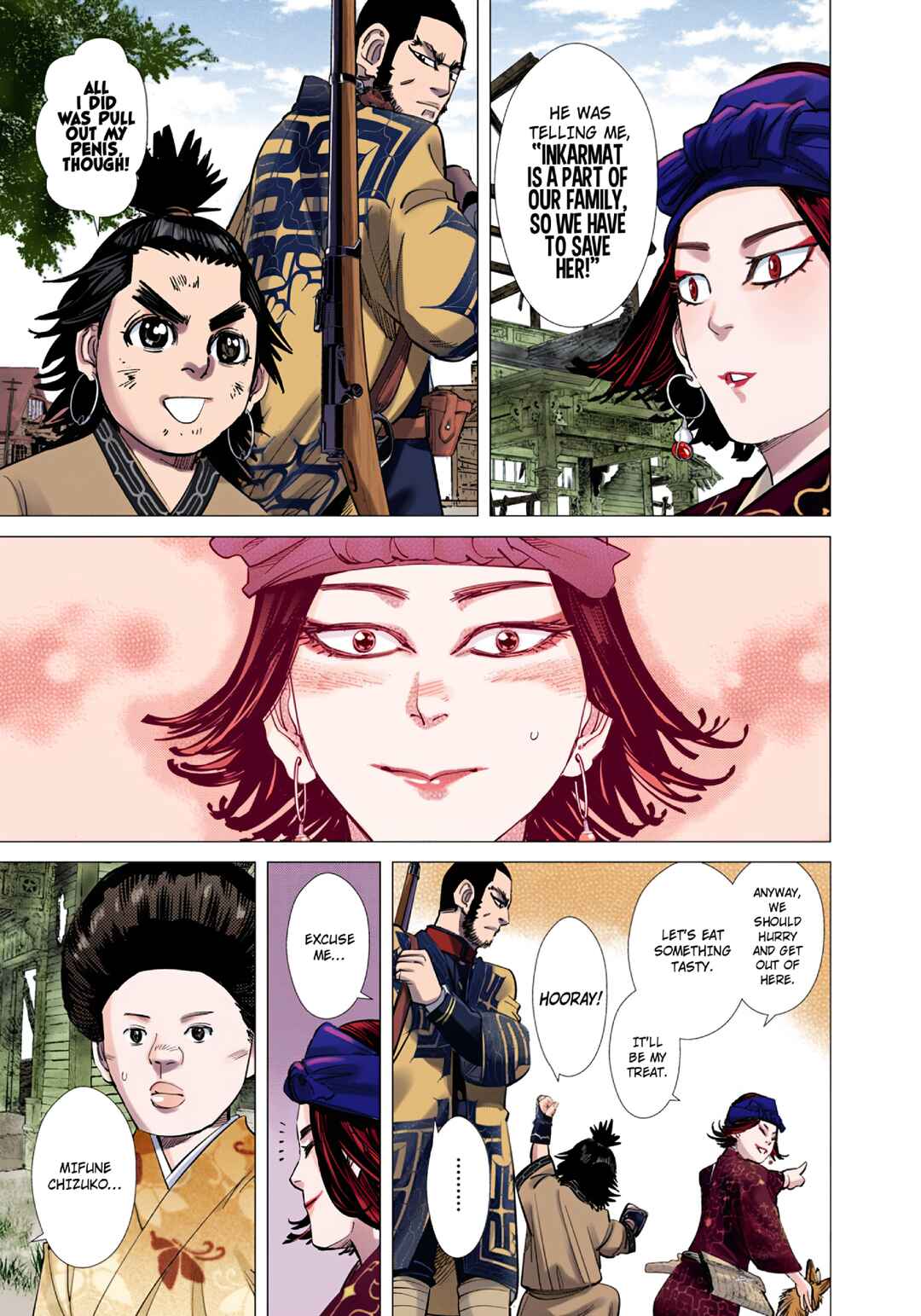 Golden Kamuy (Official Colored) Chapter 97 - Page 3