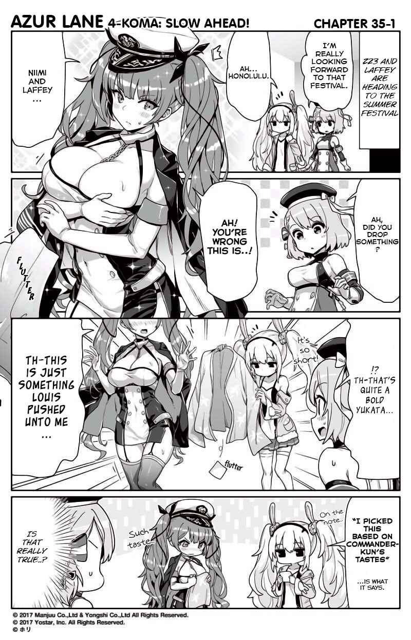 Azur Lane: Bisoku Zensin! Chapter 35 - Page 1