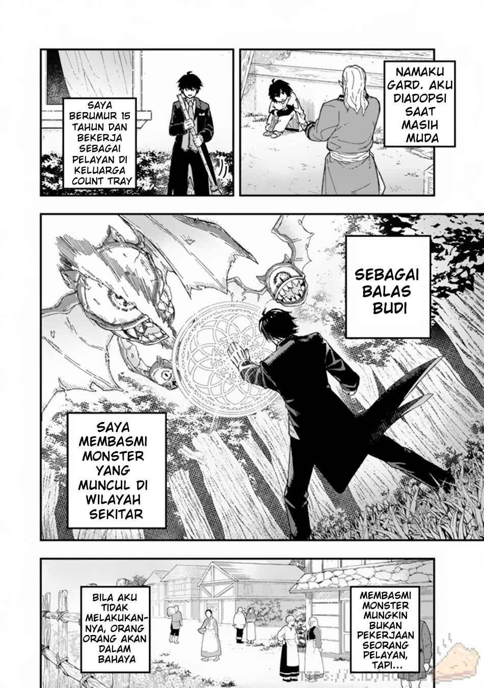 Gomi Ika da to Tsuihou Sareta Shiyounin, Jitsu wa Zense Kenja desu ~Shijou Saikyou no Kenja, Sekai Saikouhou no Gakuen ni Kayou~ Chapter 1 - Page 3