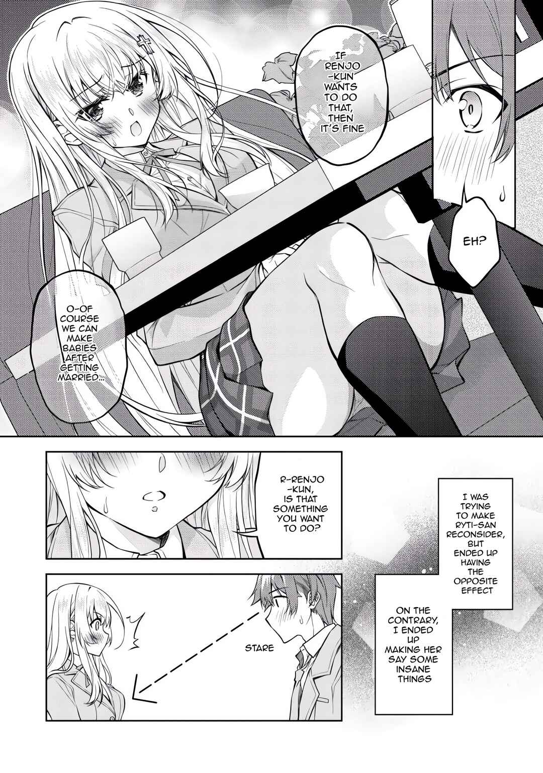 Tsundere Hokuou Bishoujo no Classmate ga, Kon'yakusha ni natta Totan ni Dere Ippentou ni Natteshimatta Ken ni tsuite Chapter 3 - Page 4