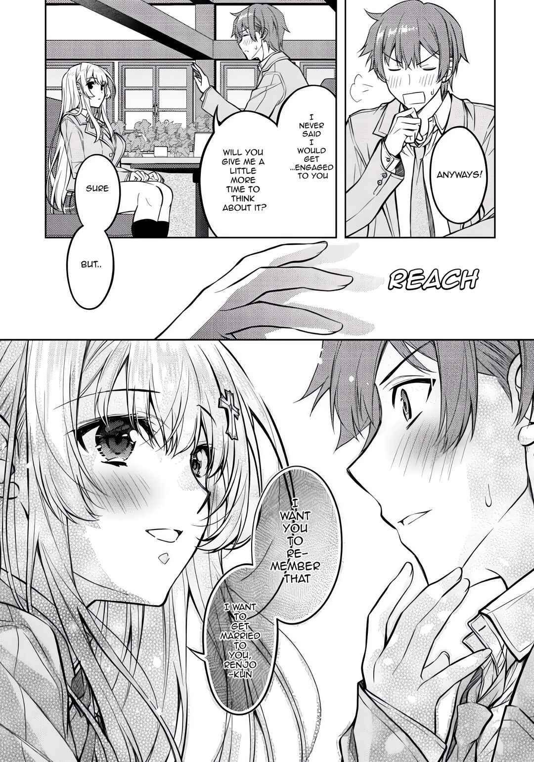 Tsundere Hokuou Bishoujo no Classmate ga, Kon'yakusha ni natta Totan ni Dere Ippentou ni Natteshimatta Ken ni tsuite Chapter 3 - Page 6