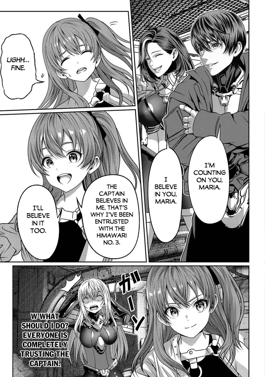 "Koko wa Makasete Saki ni Ike!" o Shitai Shinitagari no Nozomanu Uchuu Gekokujou @COMIC Chapter 4 - Page 34