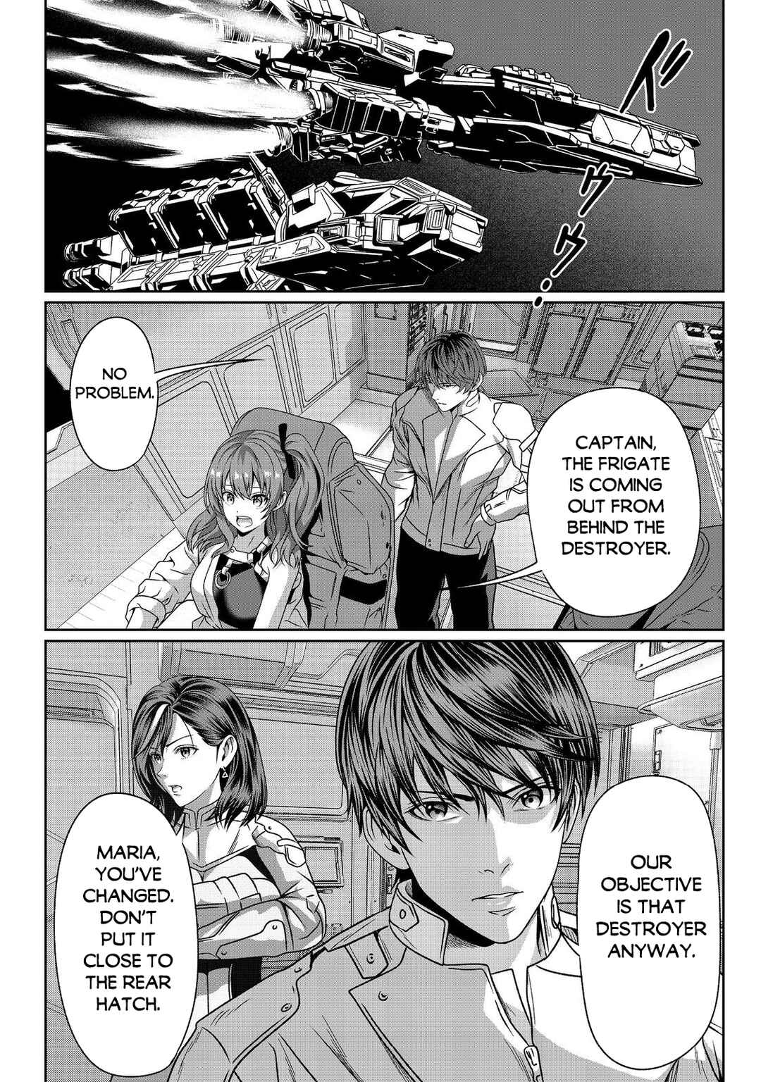 "Koko wa Makasete Saki ni Ike!" o Shitai Shinitagari no Nozomanu Uchuu Gekokujou @COMIC Chapter 4 - Page 7