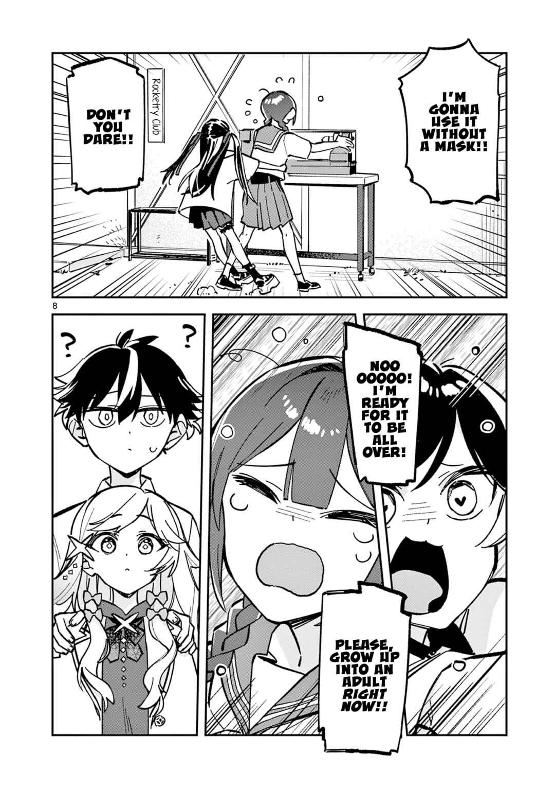 Houkago, Bokura wa Uchuu ni Madou Chapter 45 - Page 8