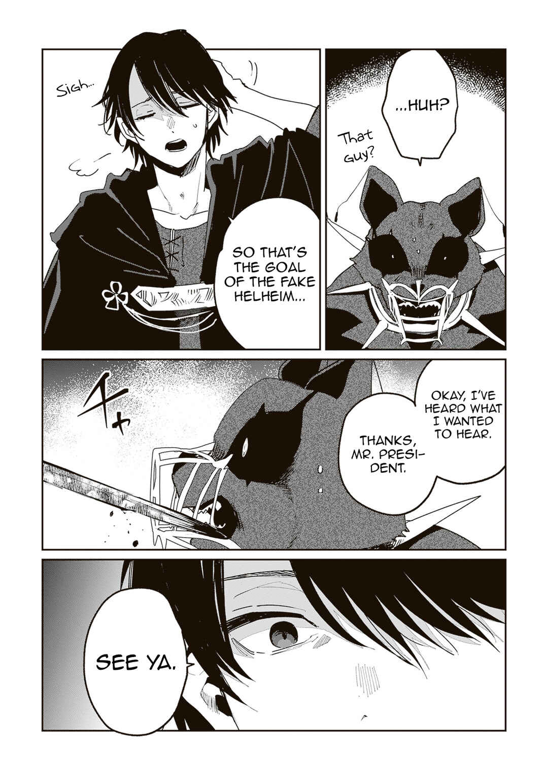 Shiou no Kikan: Moto Yuusha no Ore, Jibun ga Soshiki Shita Chuuni Himitsu Kessha o Tomeru tame ni Futatabi Isekai ni Shoukan Sareteshimau Chapter 7 - Page 14