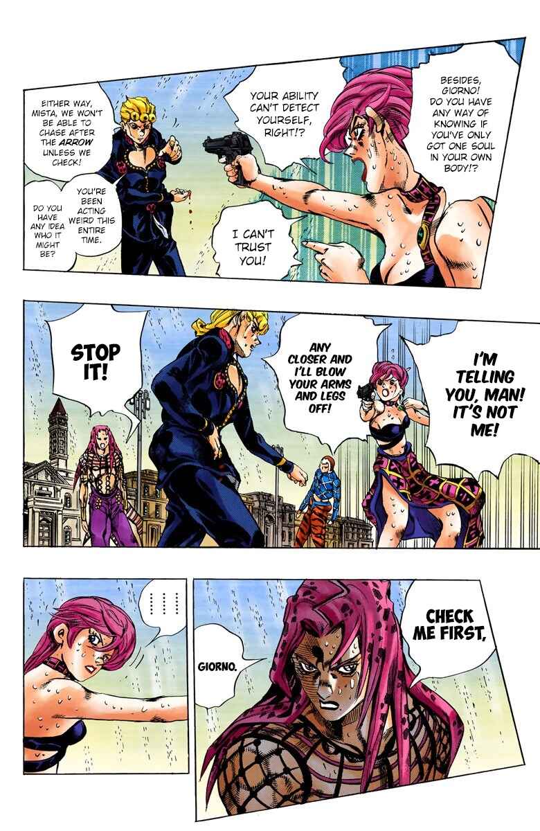 JoJo no Kimyou na Bouken: Part 5 - Ougon no Kaze Color-ban Chapter 142 - Page 10