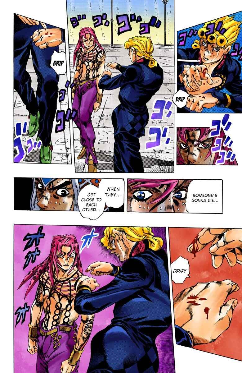 JoJo no Kimyou na Bouken: Part 5 - Ougon no Kaze Color-ban Chapter 142 - Page 12