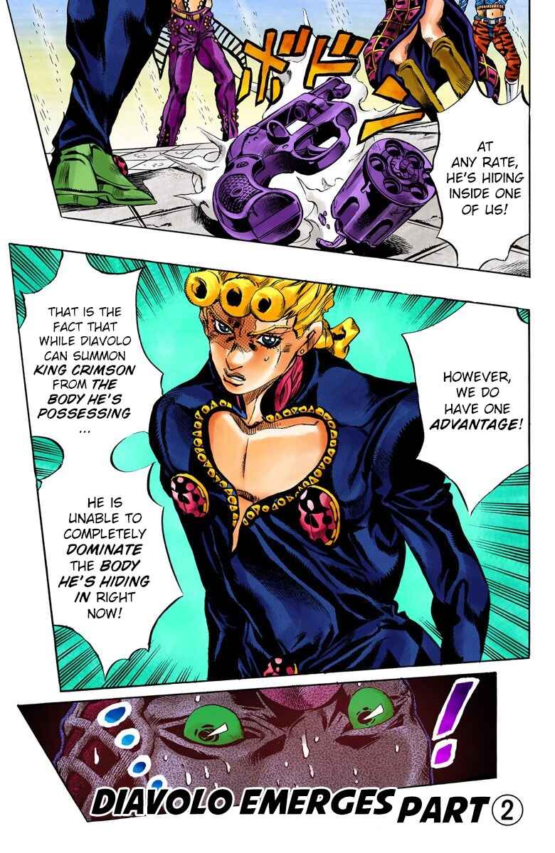 JoJo no Kimyou na Bouken: Part 5 - Ougon no Kaze Color-ban Chapter 142 - Page 2