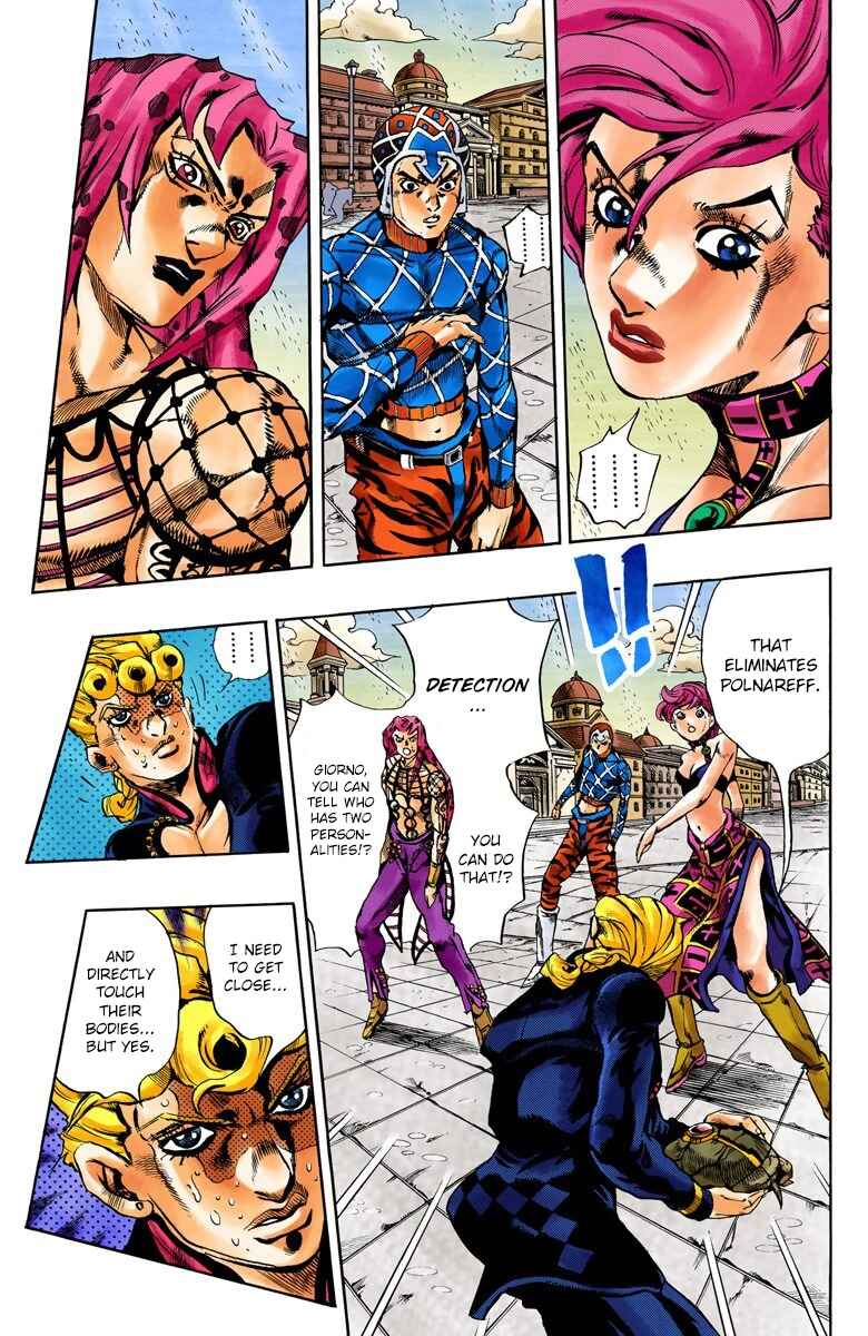 JoJo no Kimyou na Bouken: Part 5 - Ougon no Kaze Color-ban Chapter 142 - Page 5