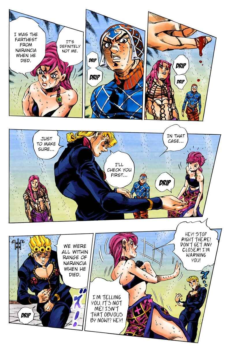 JoJo no Kimyou na Bouken: Part 5 - Ougon no Kaze Color-ban Chapter 142 - Page 8