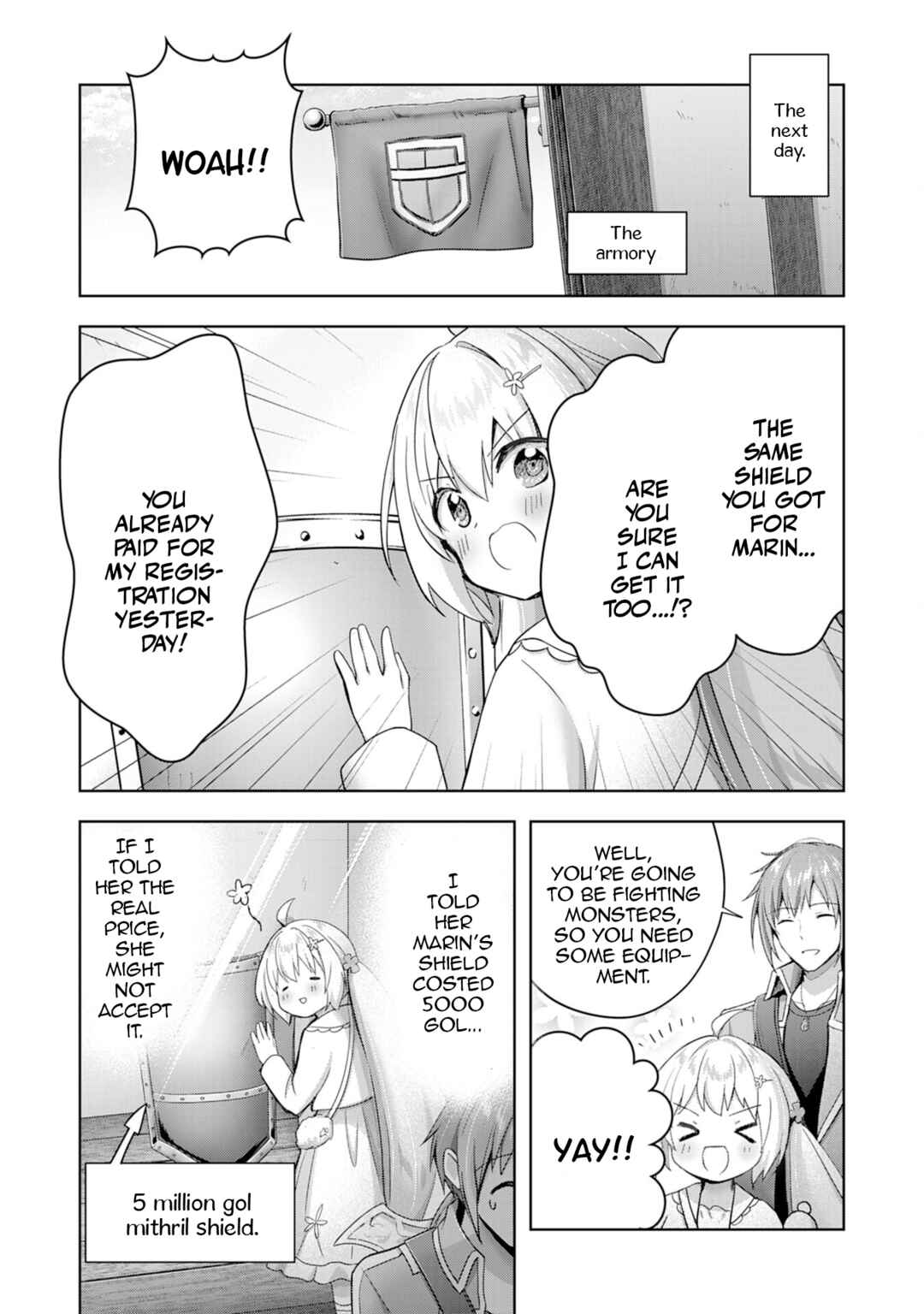 Uketsukejou ni Kokuhaku Shitakute Guild ni Kayoitsumetara Eiyuu ni Natteta Chapter 28 - Page 13