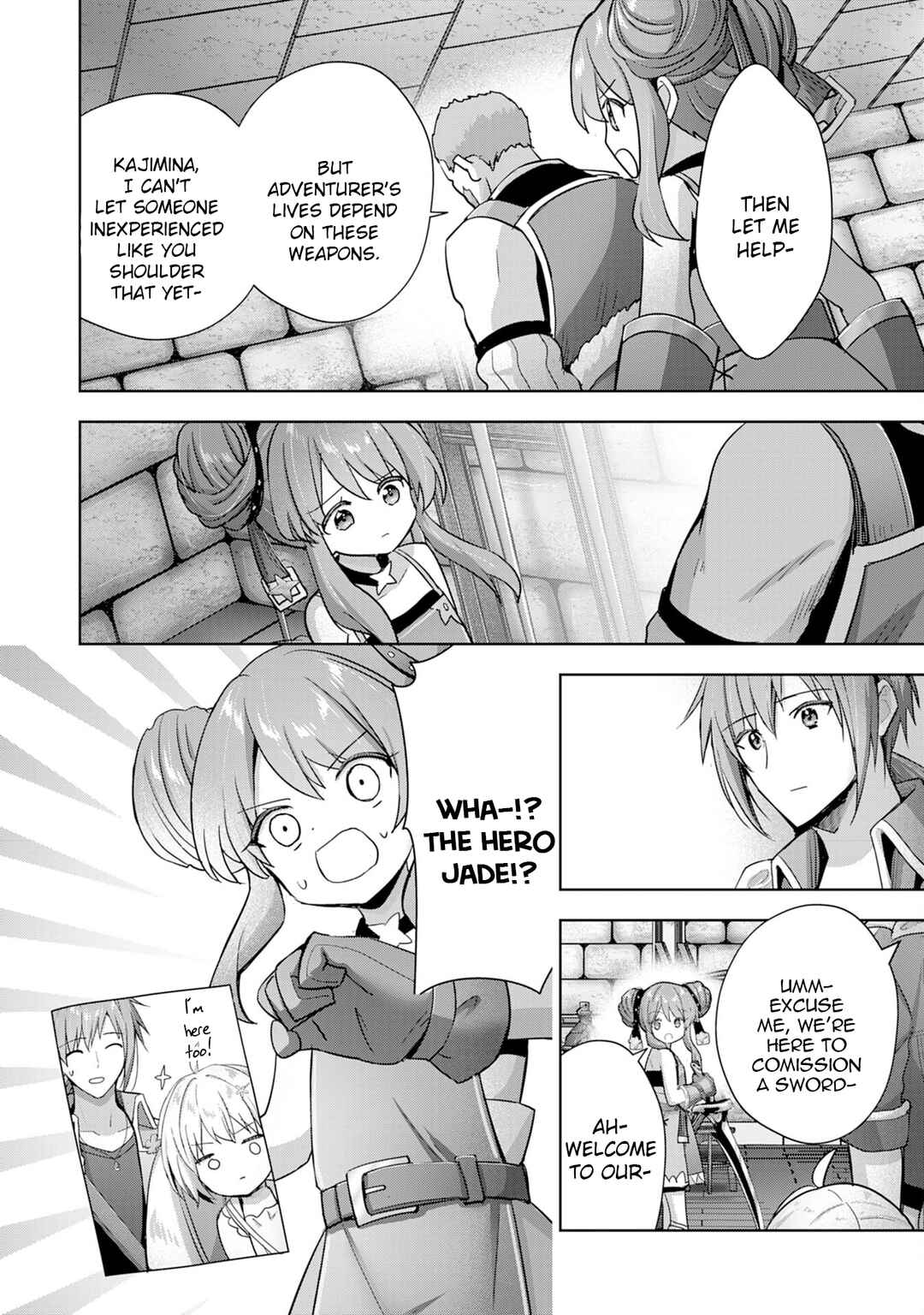Uketsukejou ni Kokuhaku Shitakute Guild ni Kayoitsumetara Eiyuu ni Natteta Chapter 28 - Page 20