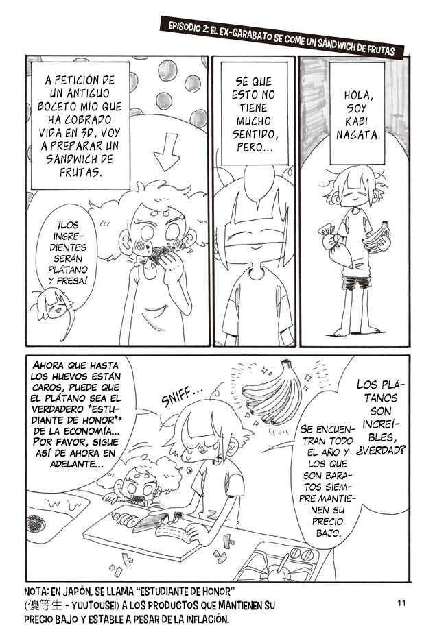 Moto Rakugaki to One Room Kurashi Chapter 2 - Page 3