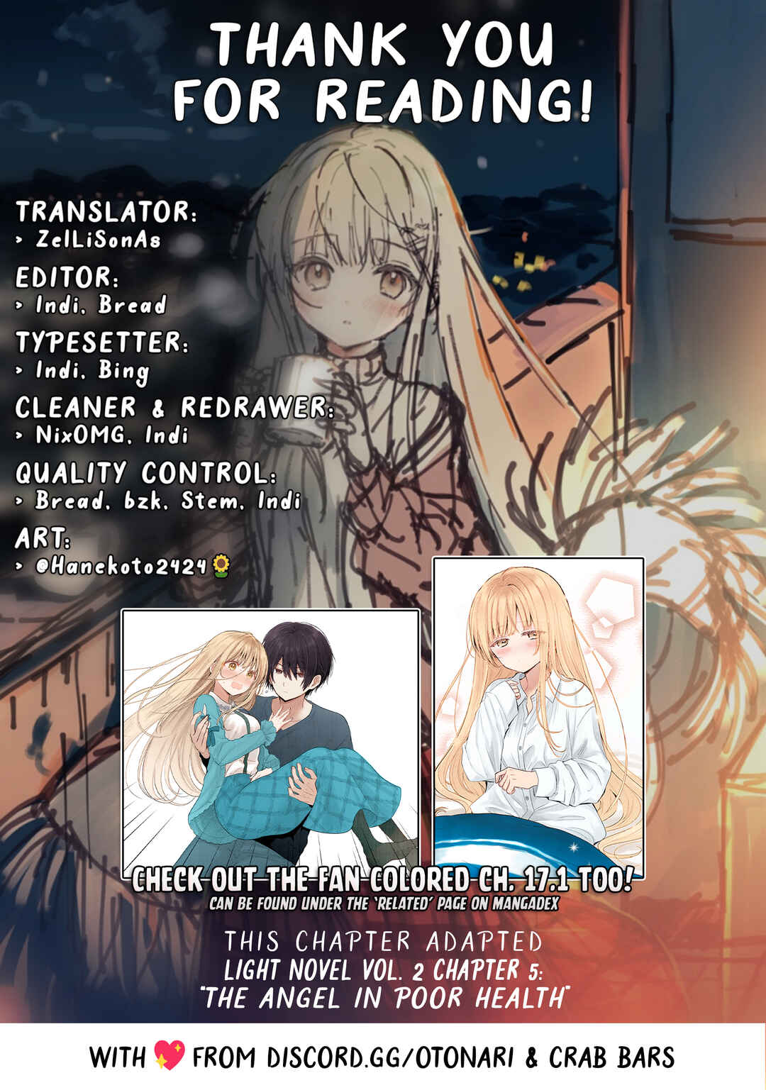 Otonari no Tenshi-sama ni Itsunomanika Dame Ningen ni Sareteita Ken Chapter 17.4 - Page 10