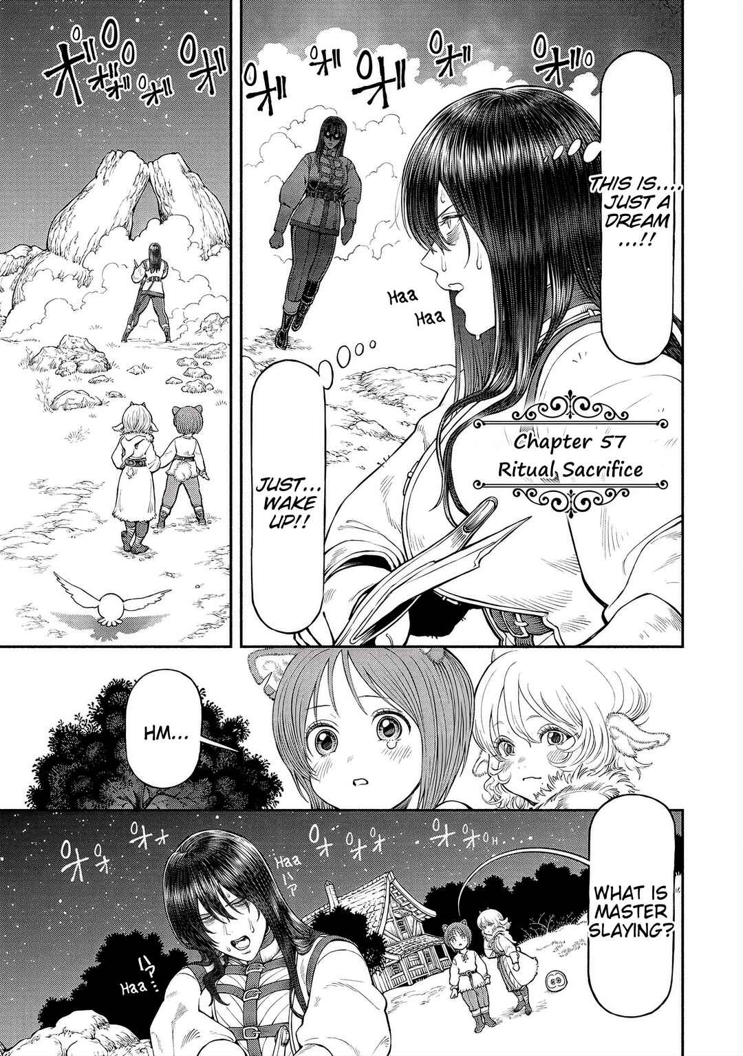 Onna Kishi to Kemomimi no Ko Chapter 57 - Page 1