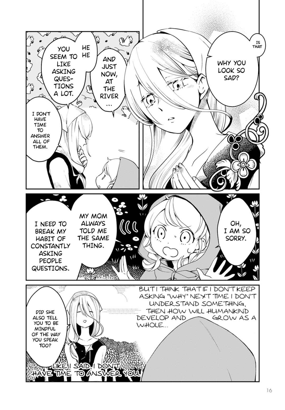 Akazukin, Tabi no Tochuu de Shitai to Deau. Chapter 1 - Page 13