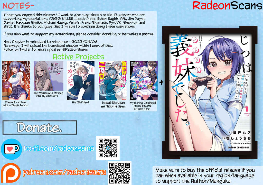 Jitsu wa Imouto deshita. ~Saikin Dekita Giri no Otouto no Kyorikan ga Yatara Chikai Wake~ Chapter 8 - Page 28