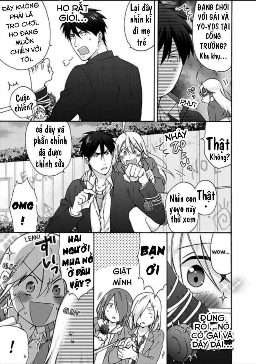 Nyotaika Yankee Gakuen ☆ Ore no Hajimete, Nerawaretemasu. Chapter 29 - Page 12