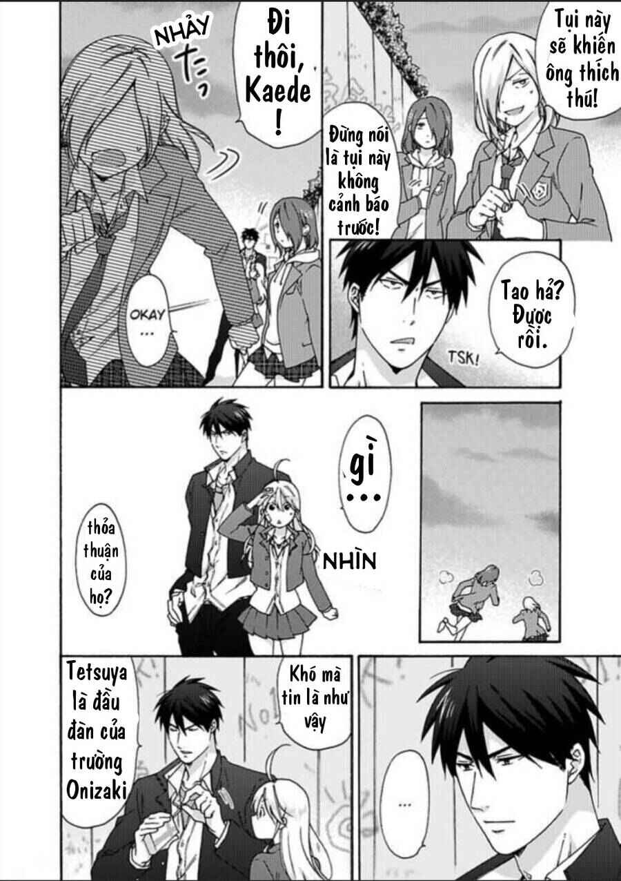 Nyotaika Yankee Gakuen ☆ Ore no Hajimete, Nerawaretemasu. Chapter 29 - Page 15