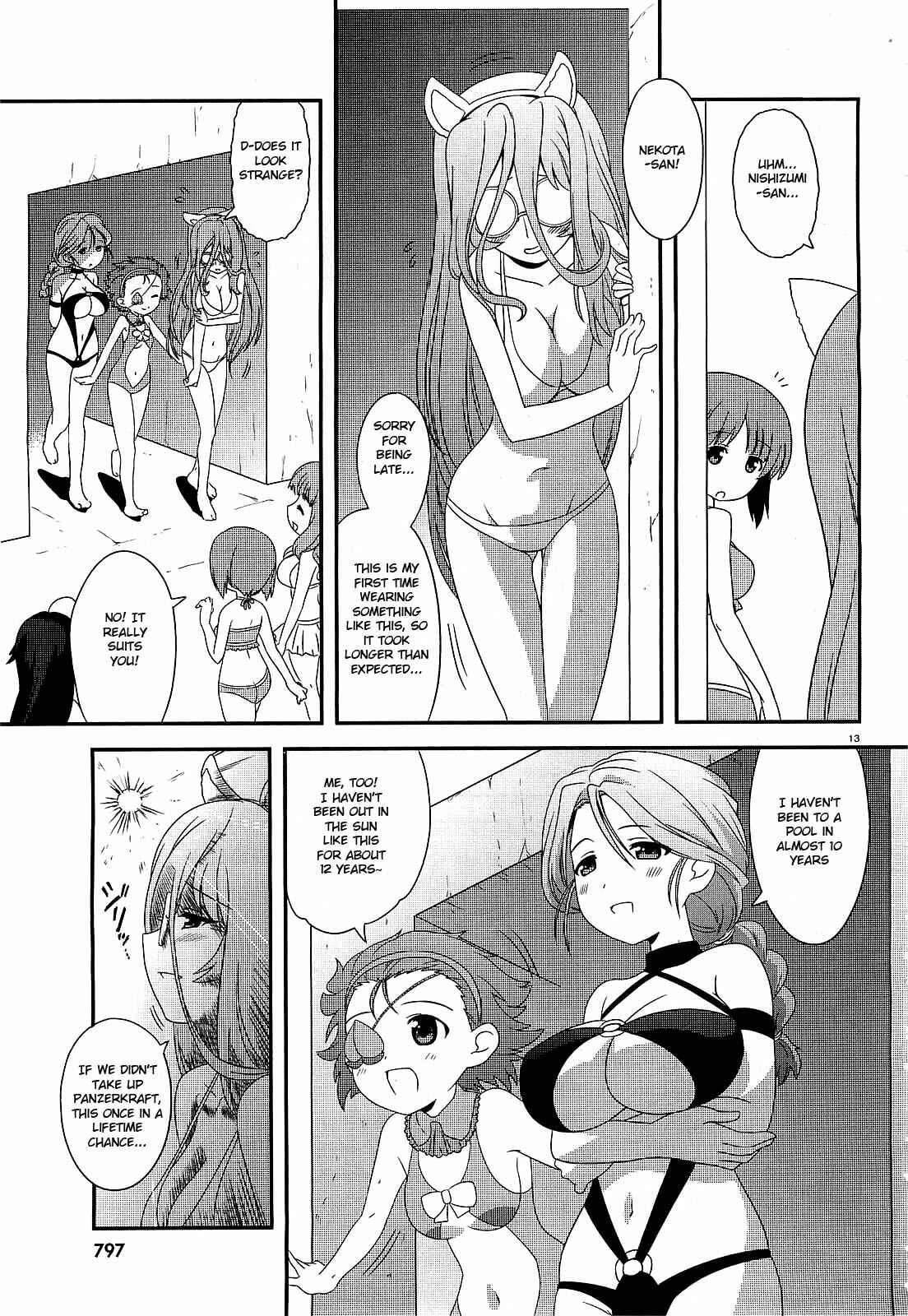 GIRLS und PANZER - Motto Love Love Sakusen desu! Chapter 3 - Page 13