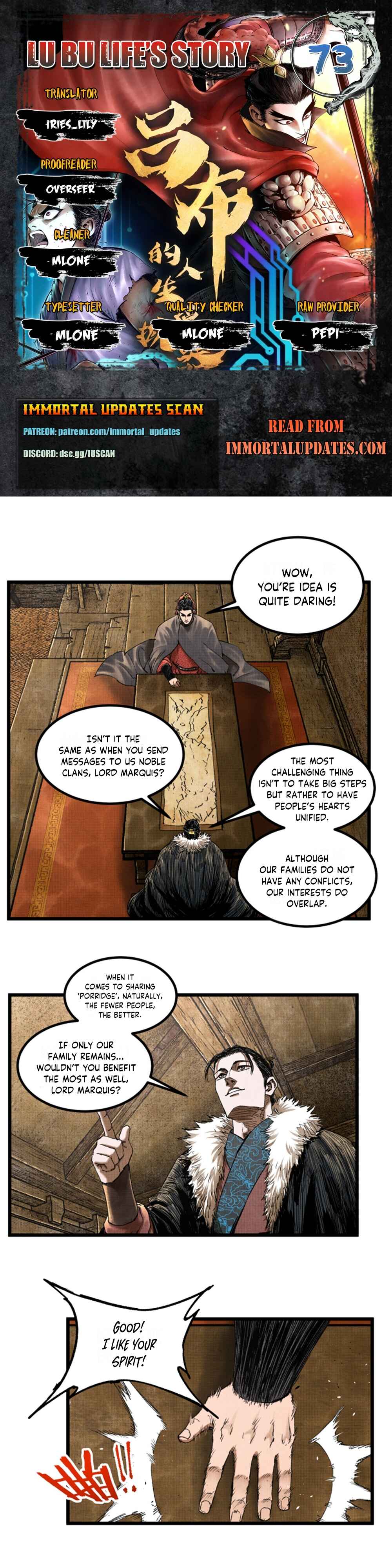 Lu Bu's Life Simulator Chapter 73 - Page 1